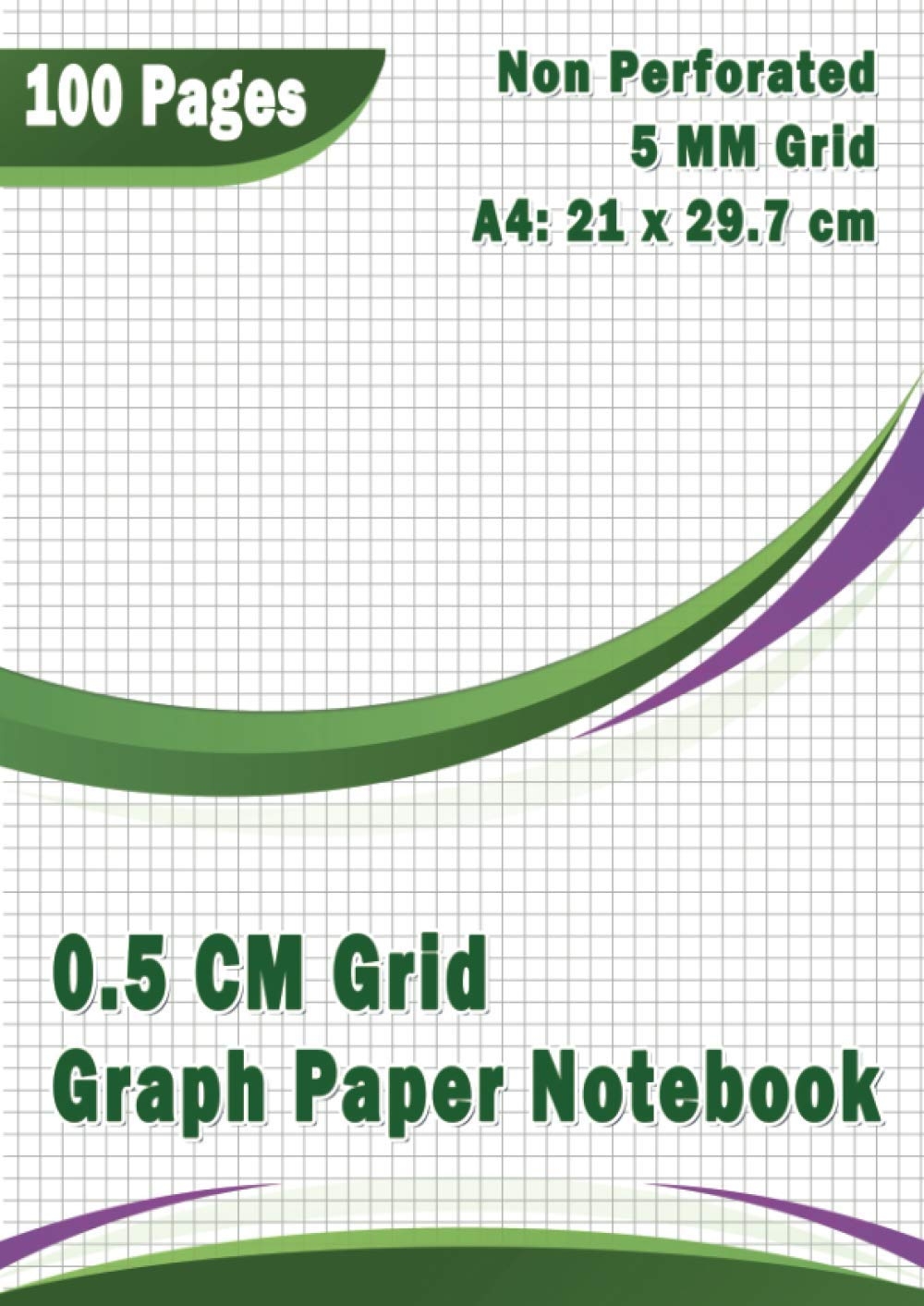 0 5 CM Grid Graph Paper Notebook 100 Pages A4 Metric Quad Ruled Journal Centimeter Grid Paper Buckley Albert L 9798552888474 Amazon Books