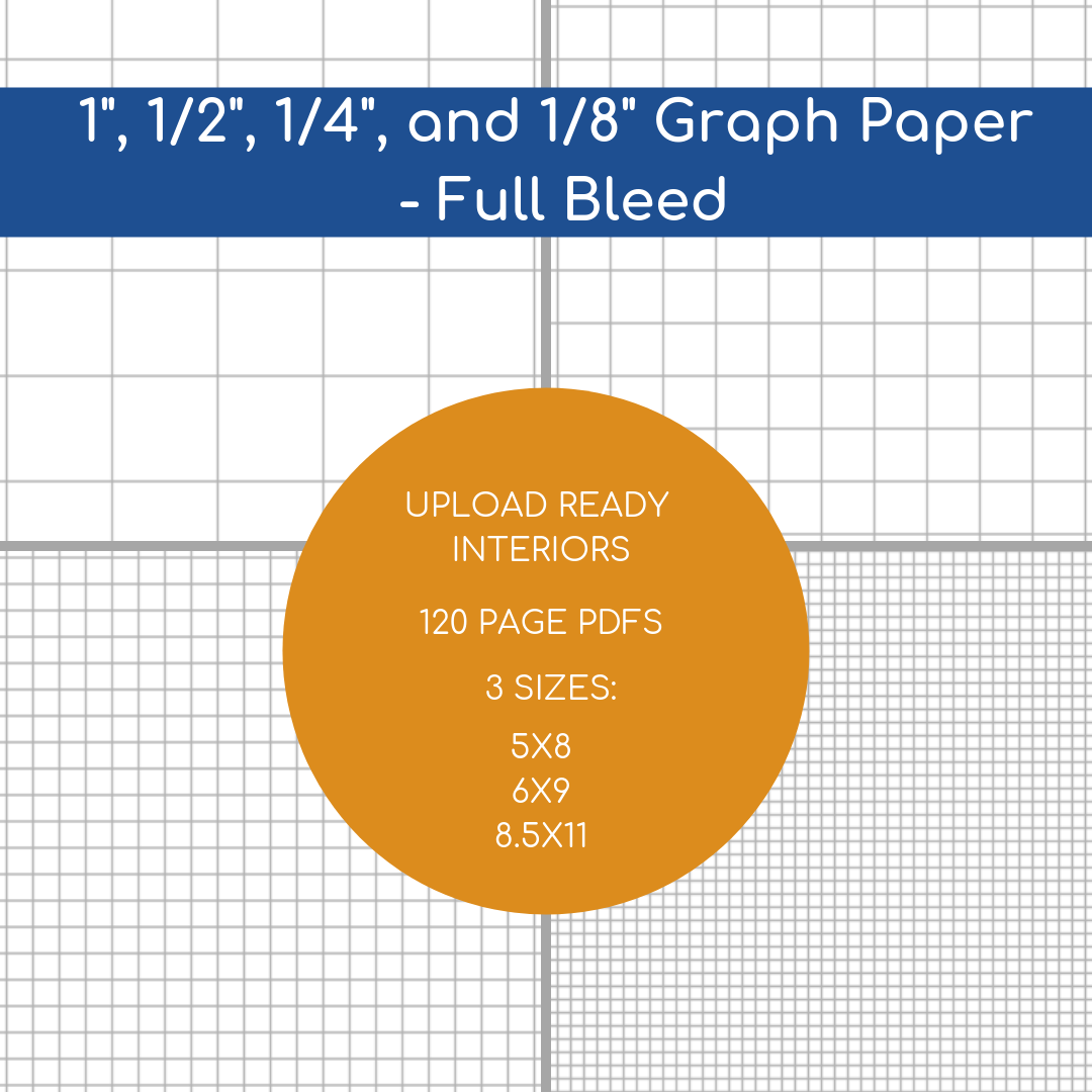 1 1 2 1 4 1 8 Graph Paper Bundle Full Bleed A Book Creator Blog
