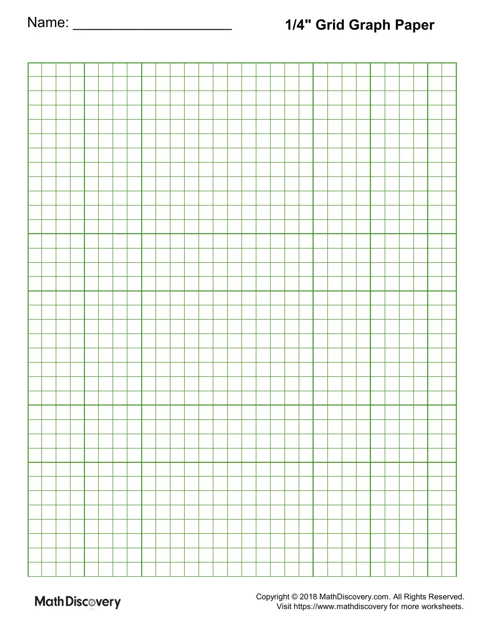 1 4 Grid Graph Paper Green Download Printable PDF Templateroller 1 4 Grid Graph Paper Green Download Printable PDF Templateroller