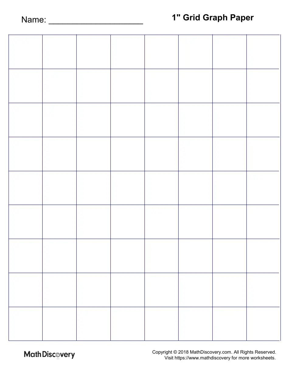 1 Grid Graph Paper Blue Download Printable PDF Templateroller