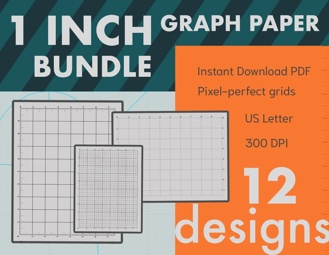 Free Download 1 Inch Graph Paper