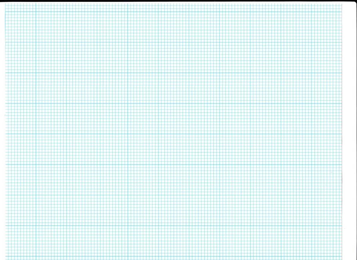 10 Pack Large Sheet Format 10th Of An Inch Graph Paper 36 X 24 Blue EBay
