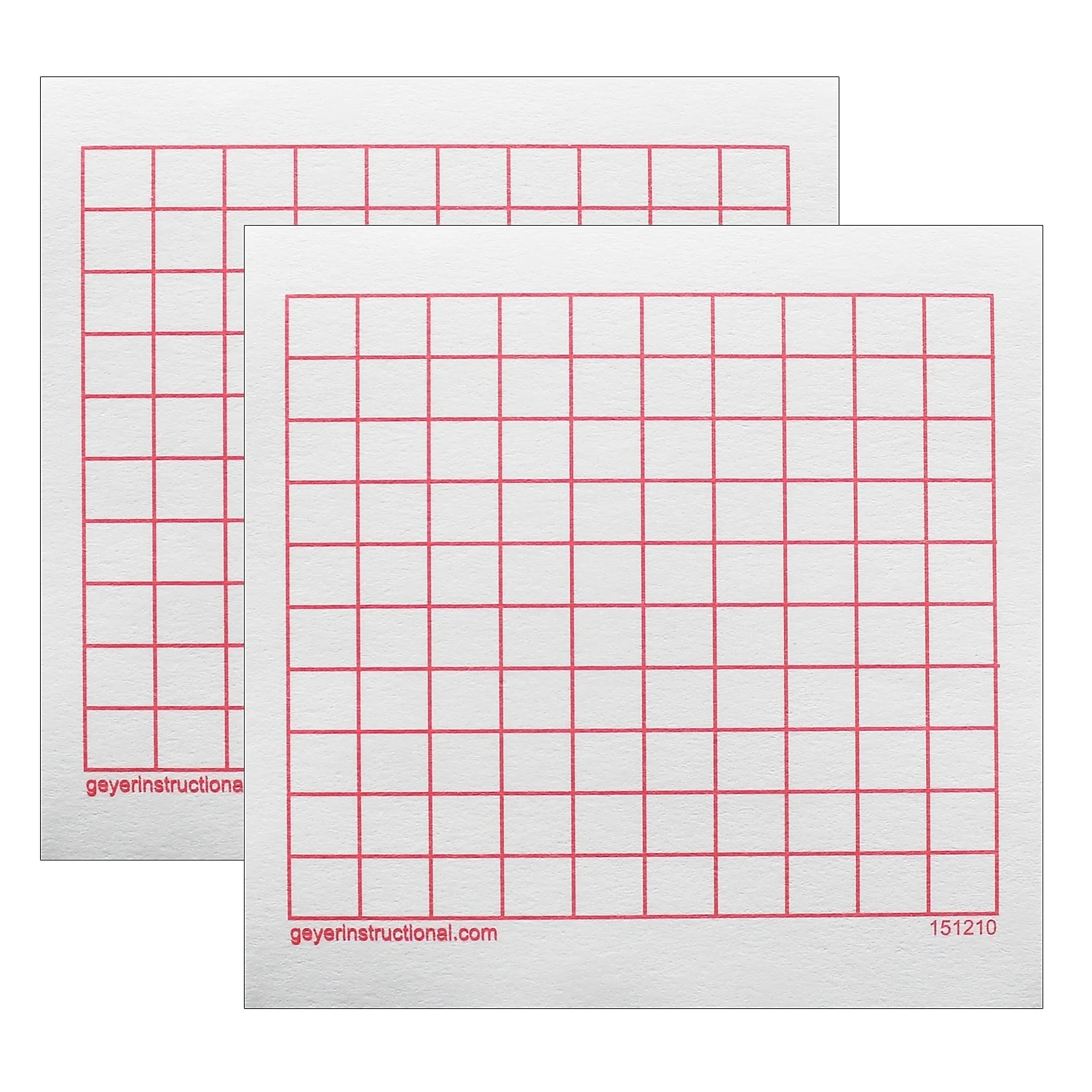 10x10 Grid Graph Paper