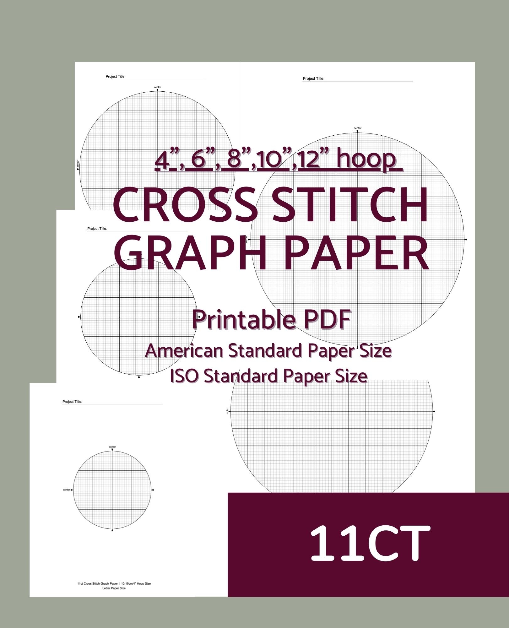 11ct Cross Stitch Graph Paper 5 Circle Hoop Sizes Cheering Studio Worksheets Library 11ct Cross Stitch Graph Paper 5 Circle Hoop Sizes Cheering Studio Worksheets Library