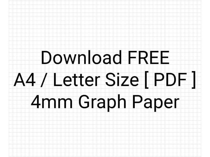 14 Free Printable Graph Paper Templates PDF