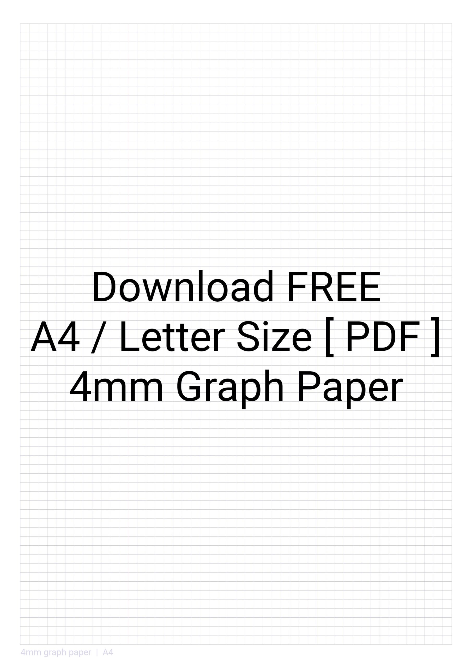 14 Free Printable Graph Paper Templates PDF 
