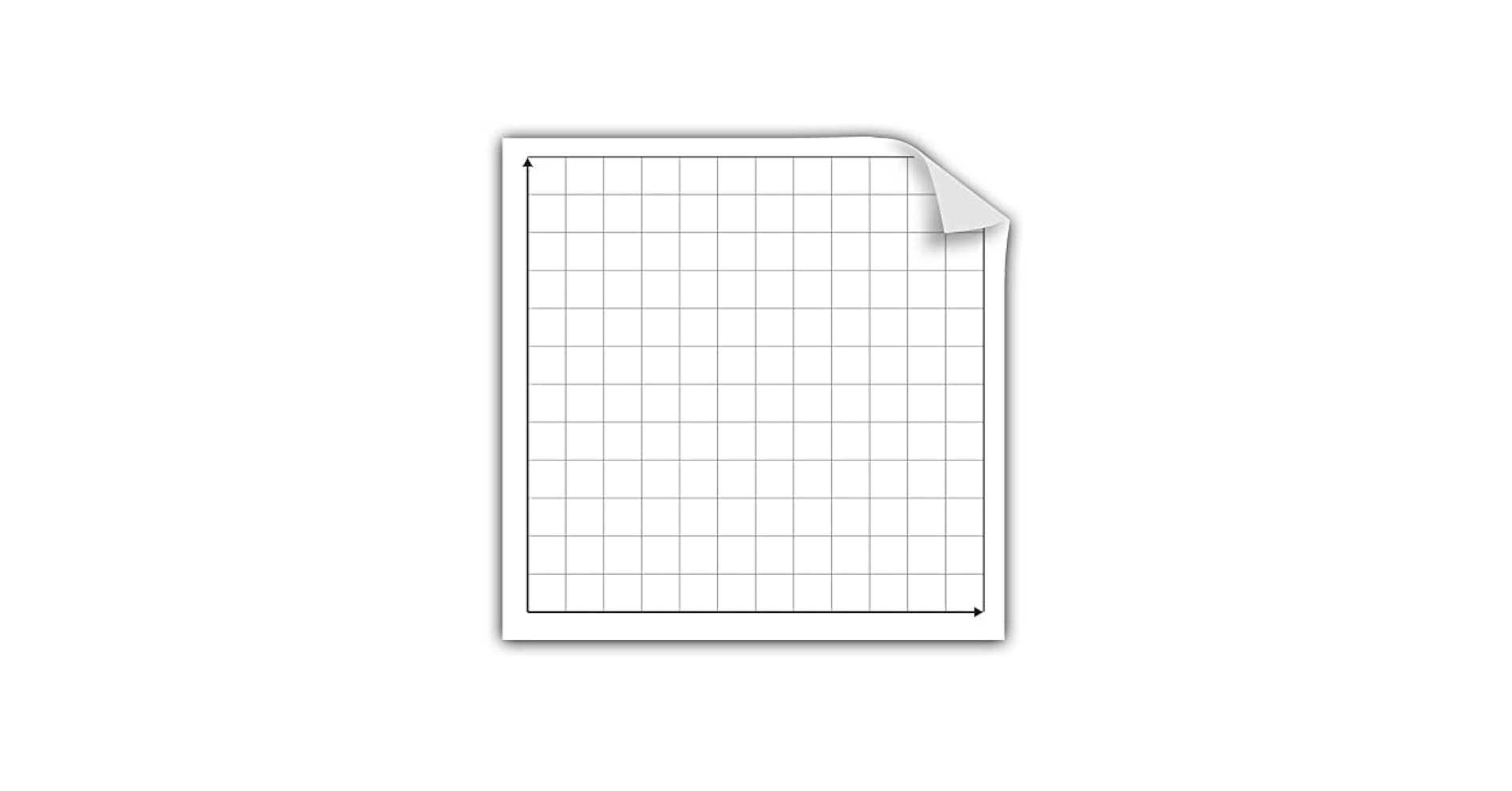 181316 20x20 Square Easy Cling Graph Board Easy Cling Graph 20 X 20 Grid 181316 20x20 Square Easy Cling Graph Paper