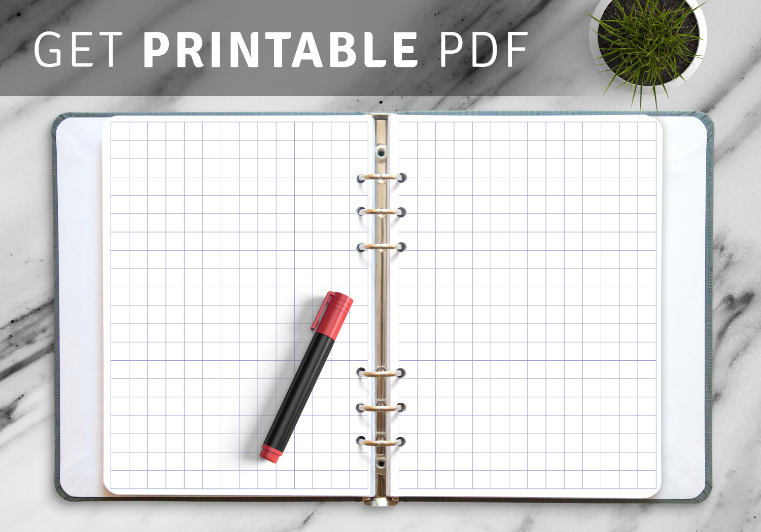 1cm Blue Graph Paper PDF Template Download Now