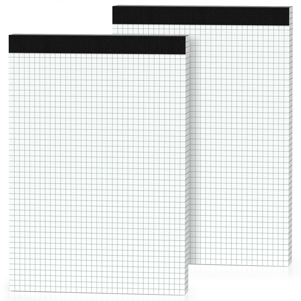 Graph Paper Black 5x8