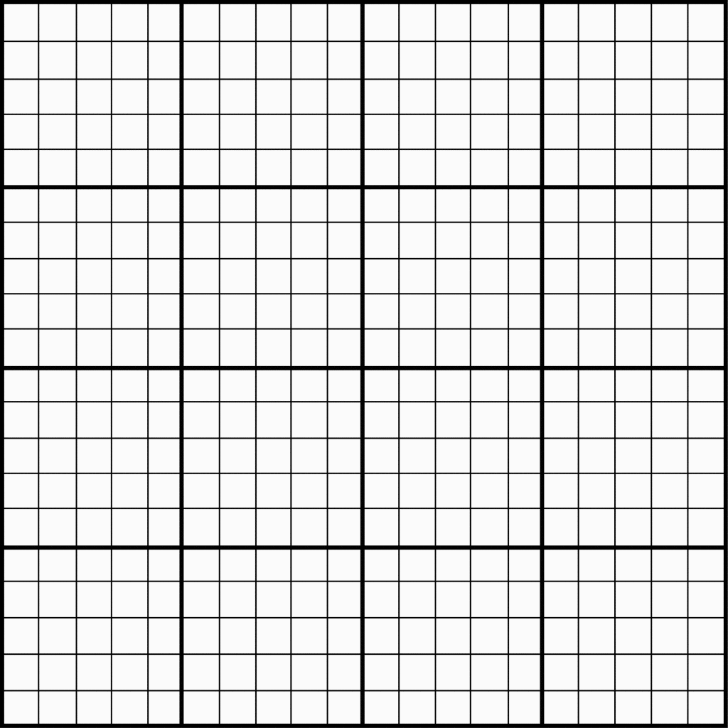 20 By 20 Sectioned Grid ClipArt ETC