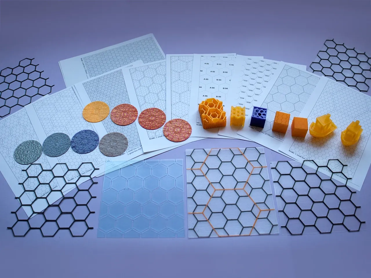 Hexagon Graph Paper Generator