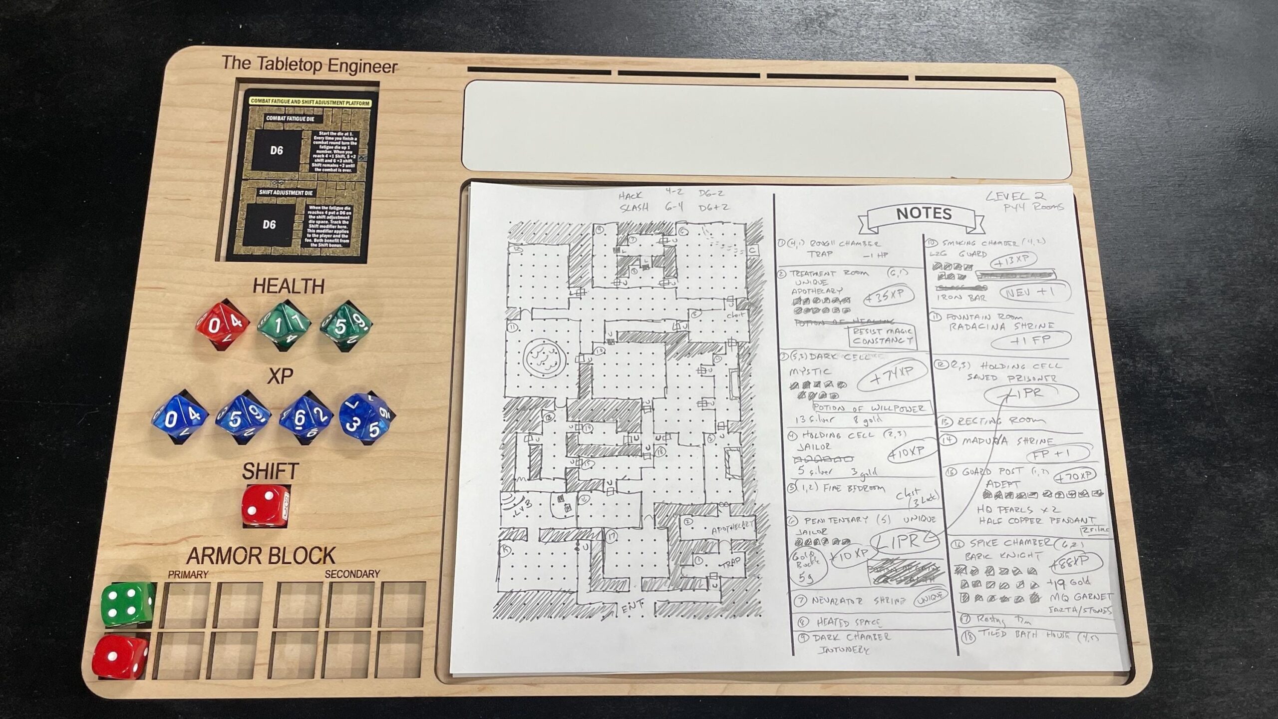 2d6 Size Of Graph Paper For Dungeon