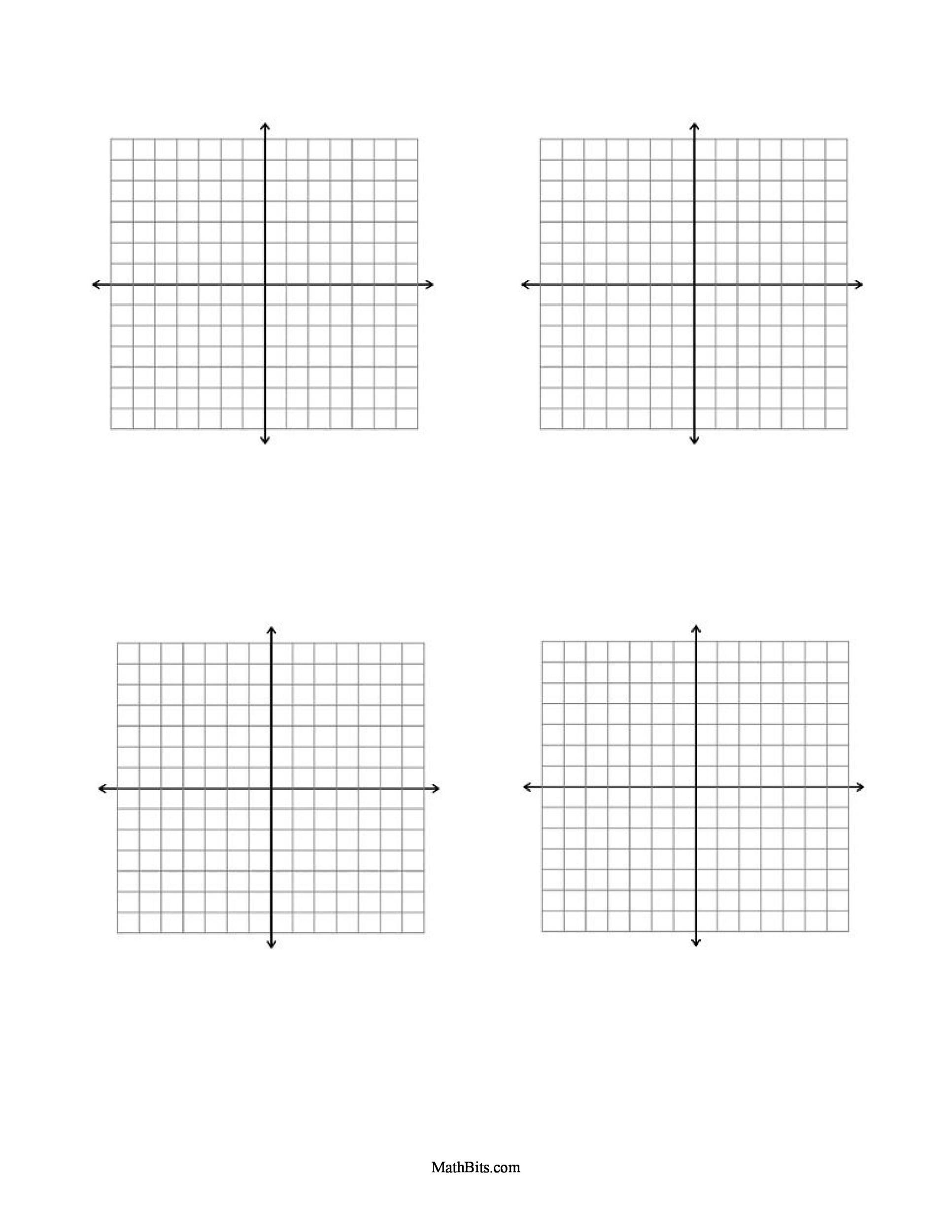 Free Blank Graph Templates