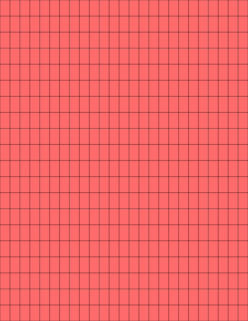 30 Sheets Of Colorful Graph Paper Multi Squares Made By Teachers