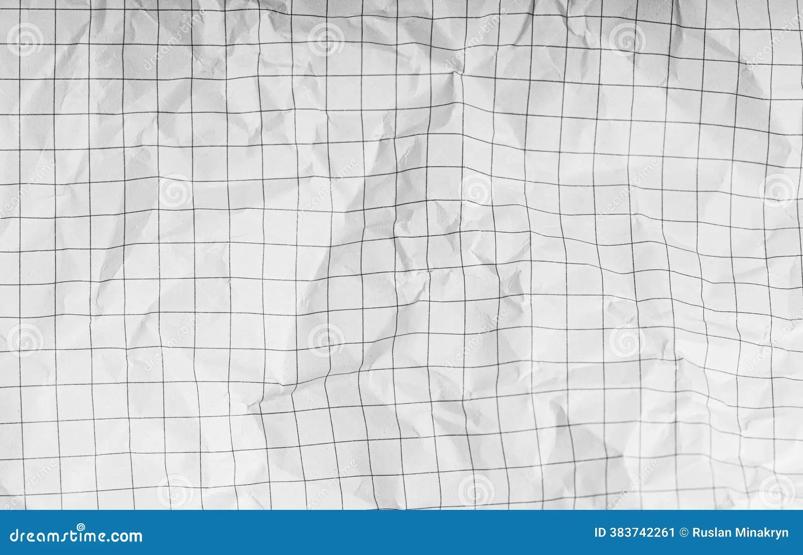 Engineering Graph Paper Wrinkled Background