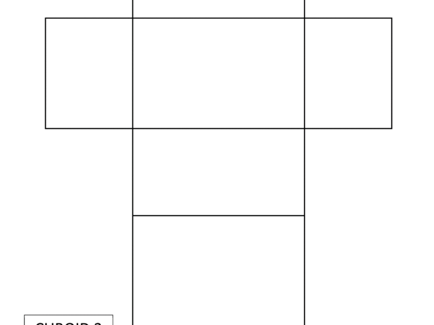 3d Geometric Shapes Nets