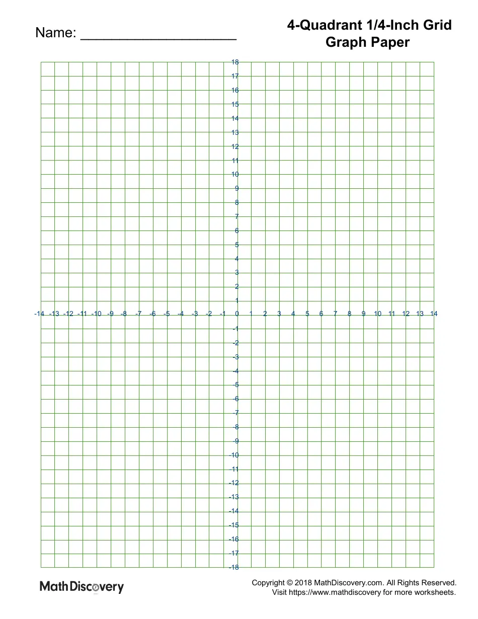 Print 1 4 Graph Paper