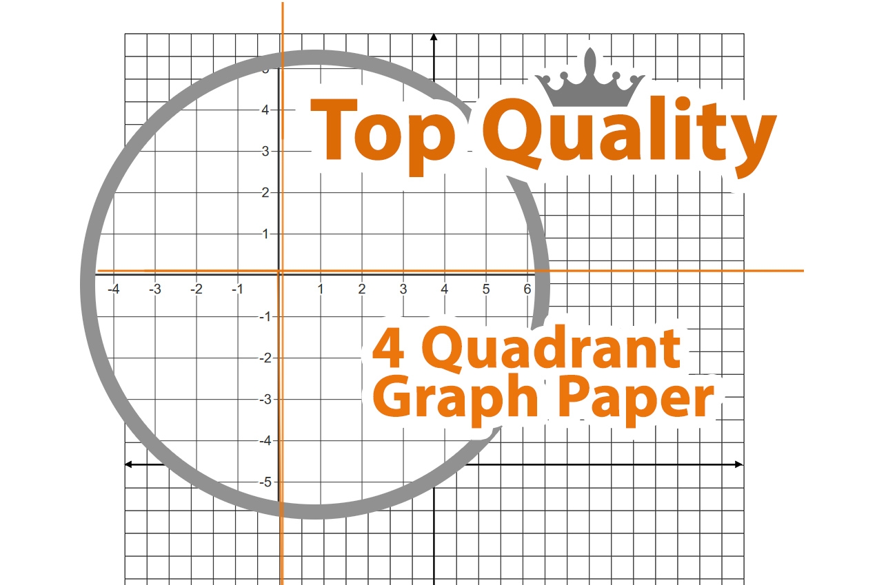 Free Printable 4 Quadrant Graph Paper