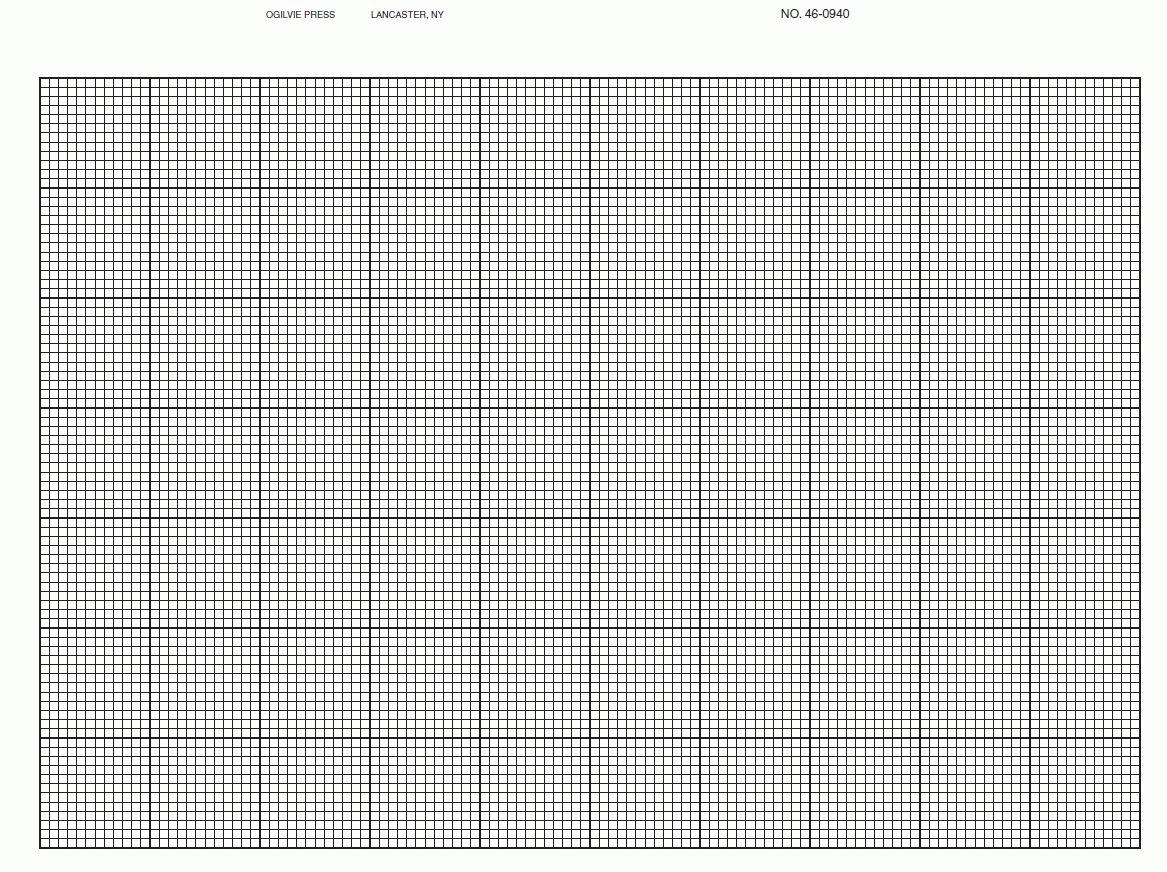 100 Line Graph Paper