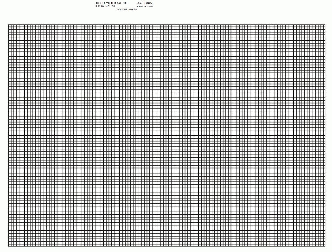 10 By 10 Graph Paper