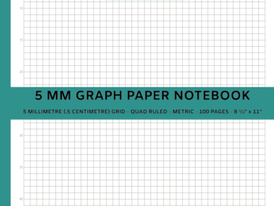 5 MM Graph Paper Notebook 5 Millimetre 5 Centimetre Grid Quad Ruled Metric For College University Math Science Engineers With Number Markers Table Of Contents Grandpa McDonald Books Amazon Books