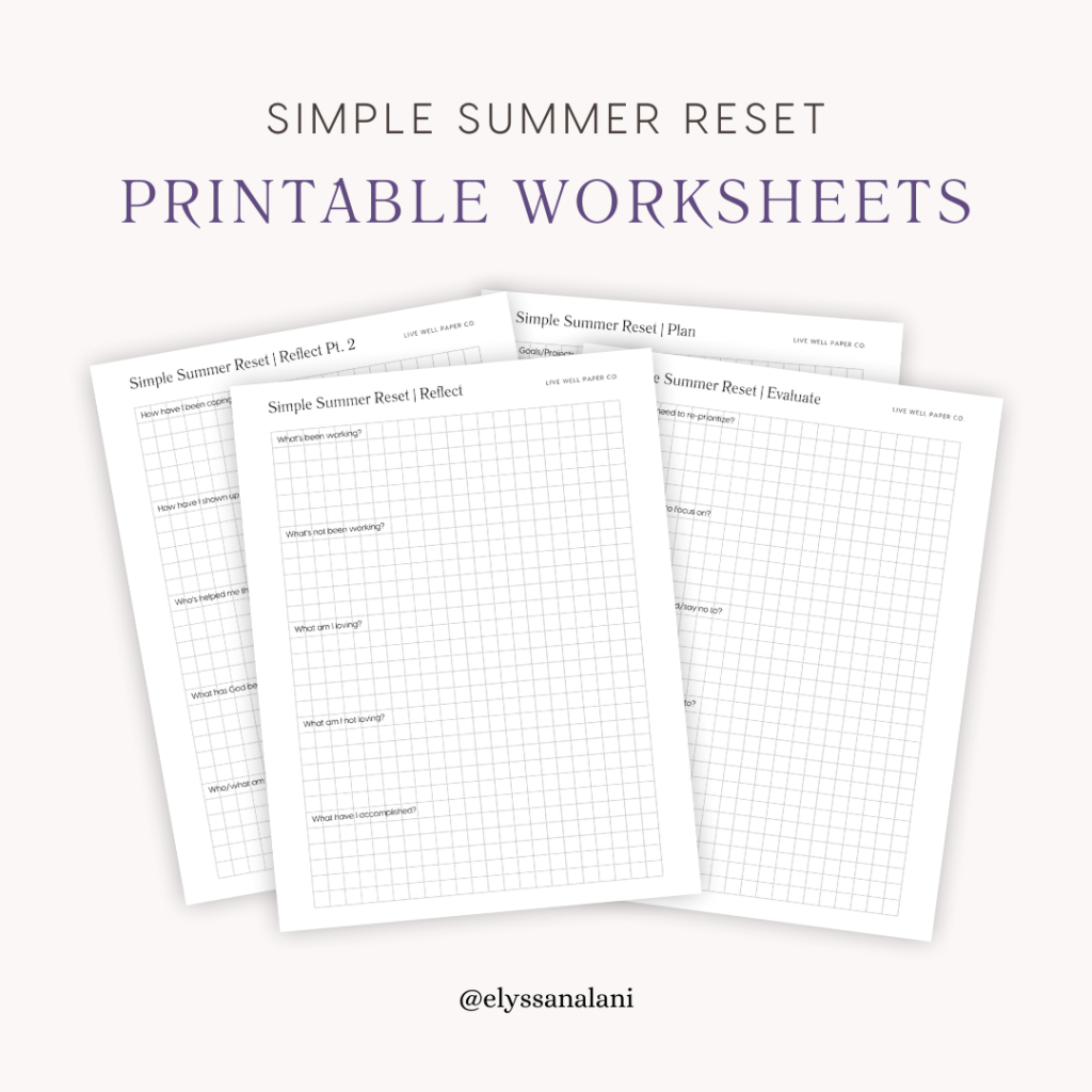 A Simple Summer Reset Guide 
