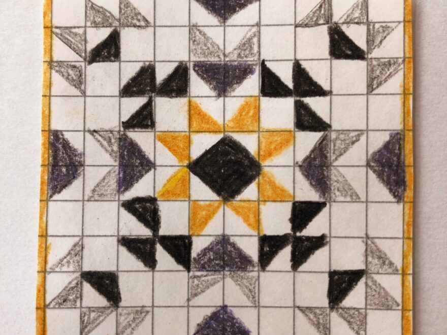 A Starry Mini Quilt Apples Beavers