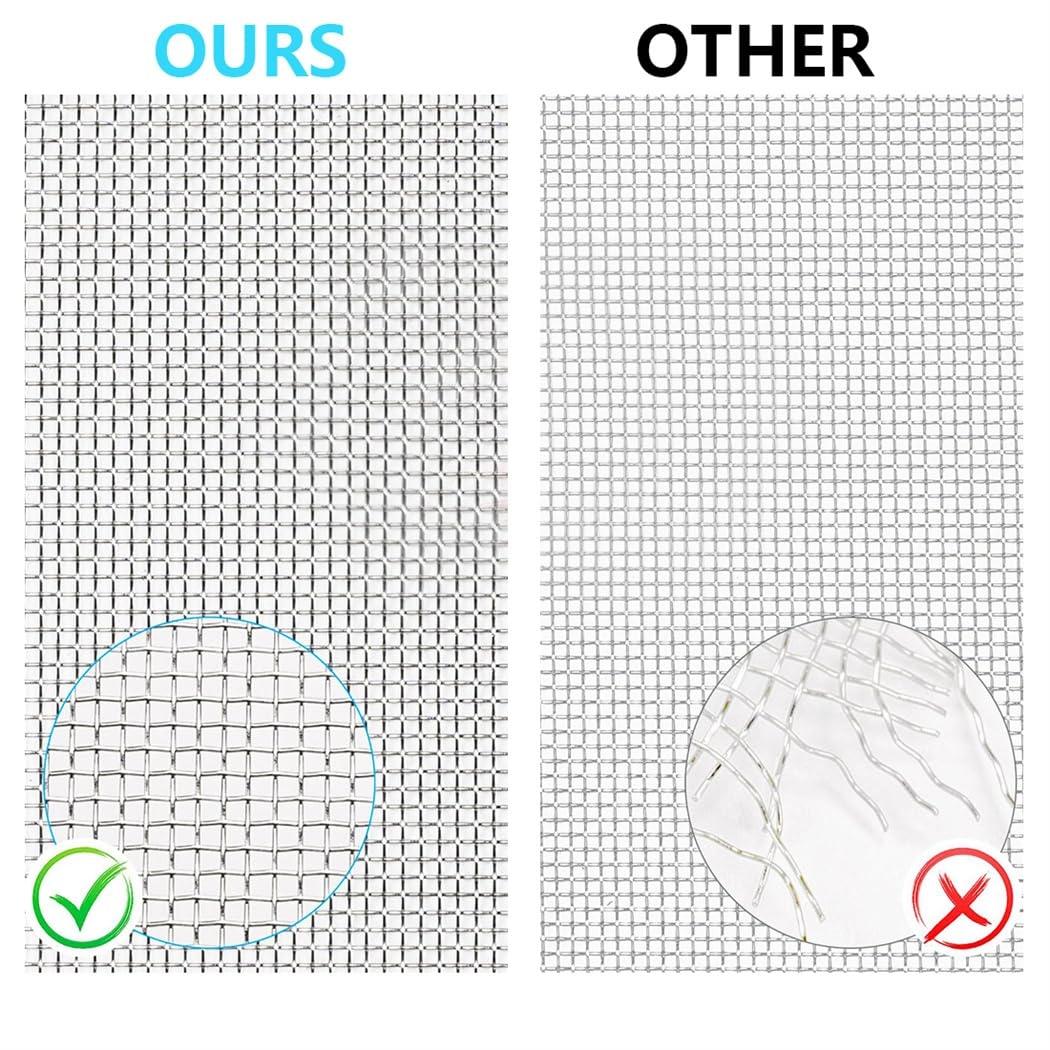 ALEEIK Fine Mesh Stainless Steel 30 X 200 Cm Filter Screen Leaf Stainless Steel Mesh Tight Woven Wire Mesh Fine Mesh Insect Screen For Ventilation Filter Safety Window Garden Buy Online At