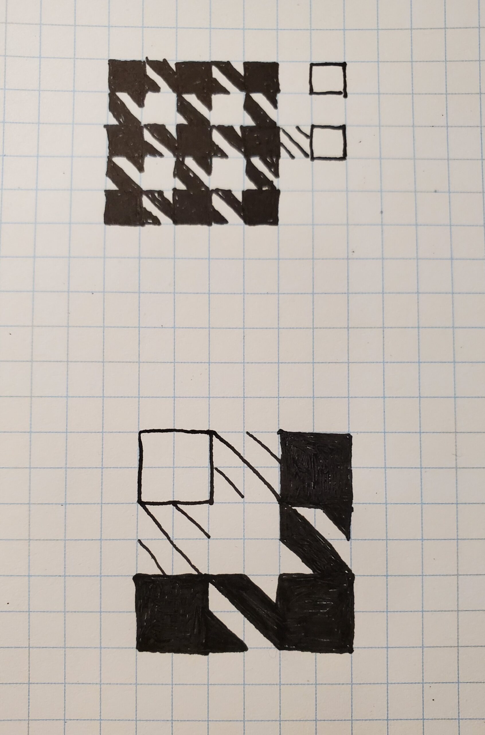 Drawing That Can Pattern On Graphing Paper