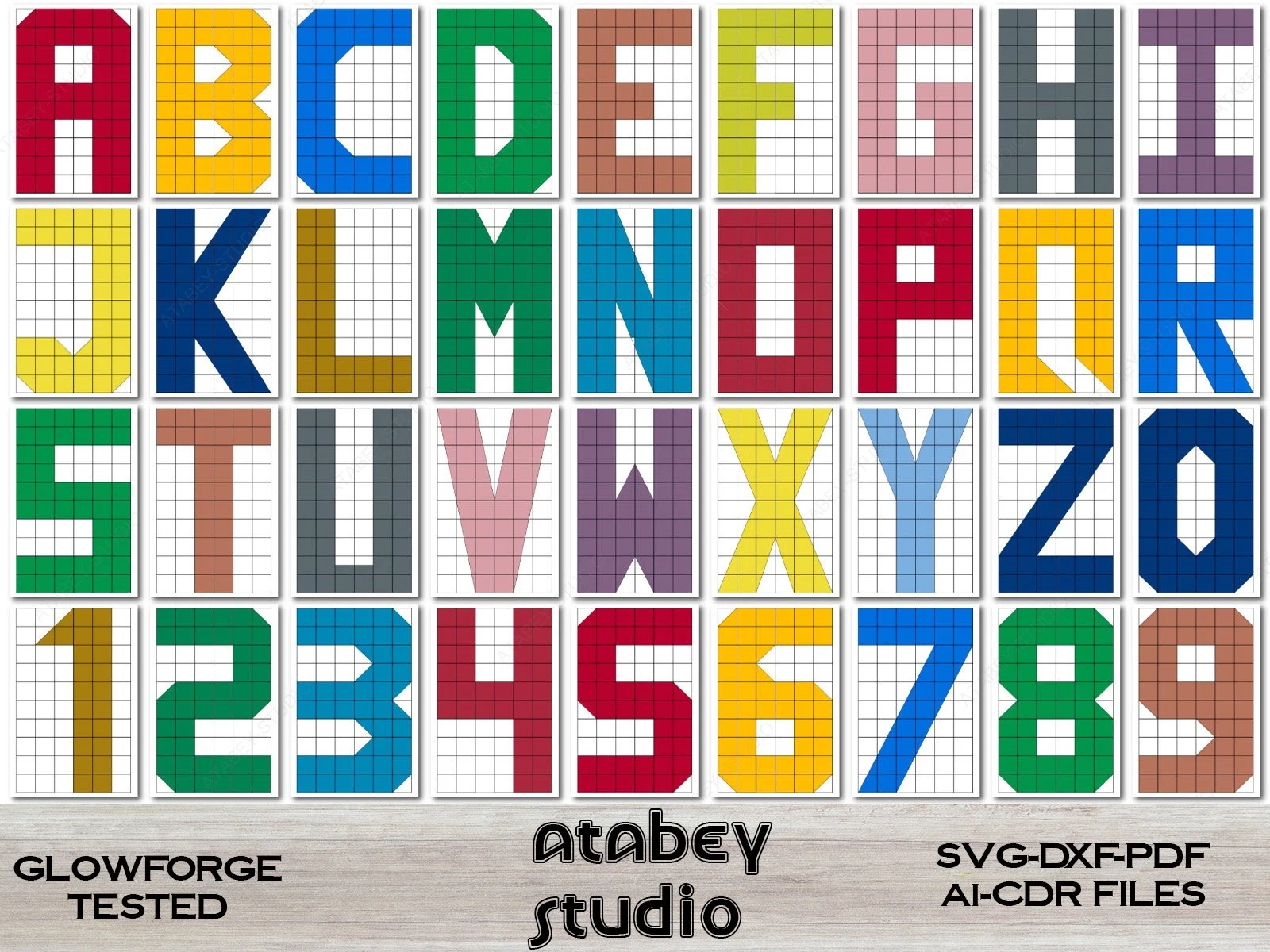 Block Letters On Graph Paper