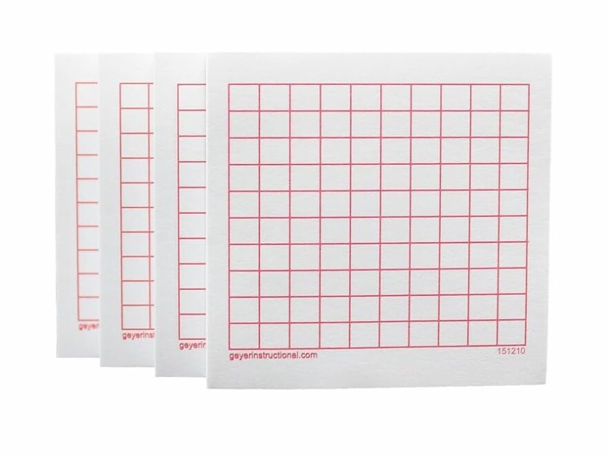 Amazon 10x10 Square Graphing Post It Notes 4 Packs Of 100 Sheets 400 Sheets Total Office Products