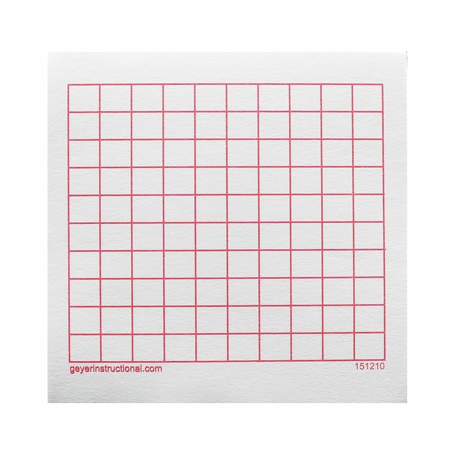Amazon 10x10 Square Graphing Post It Notes 4 Packs Of 100 Sheets 400 Sheets Total Office Products