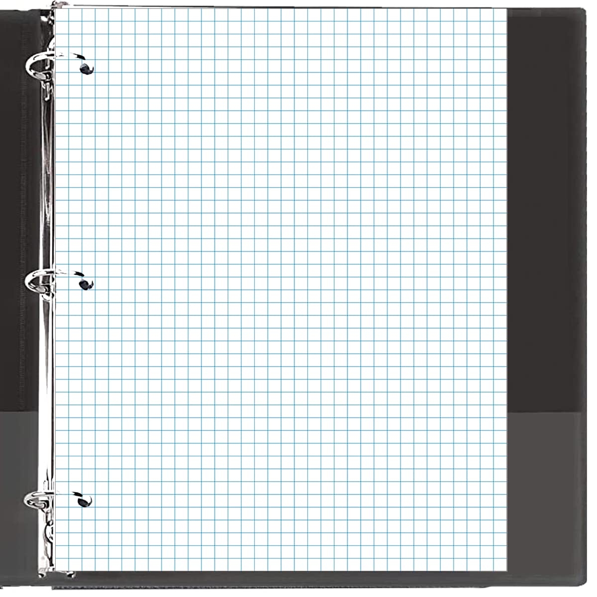 Amazon 2 Pack A4 Grid Filler Paper 3 Hole Graph Paper 200Sheets 400Pages Loose Leaf Paper 100gsm White Paper 8 5 X 11 Office Products