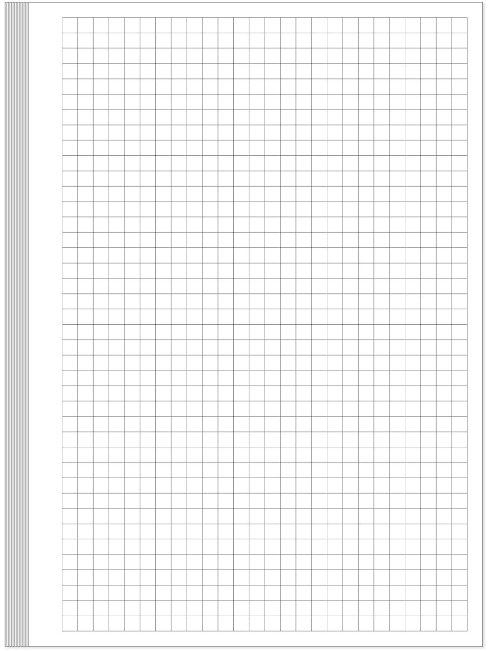 Amazon A5 Unpunched Grid Refill Paper Graph Paper For Ring Binder Discbound Notebook Planner Inserts 100 Sheets 200 Pags Grid Paper 100gsm White Pages 5 8 X 8 3 Office Products