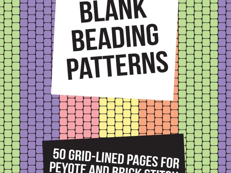 Amazon Blank Beading Patterns 50 Grid Lined Pages For Peyote And Brick Stitch 9781720194170 Templates Cutiepie Books