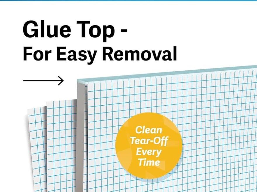 Amazon E CLIPS USA Graph Paper Pad Graph Paper Notebook 4 X 4 An Inch Quad Ruled Graph Paper Pad Graph Paper Pads 8 5 X 11 Drafting Paper 50 Sheets Per Pad 6 Pack Office Products
