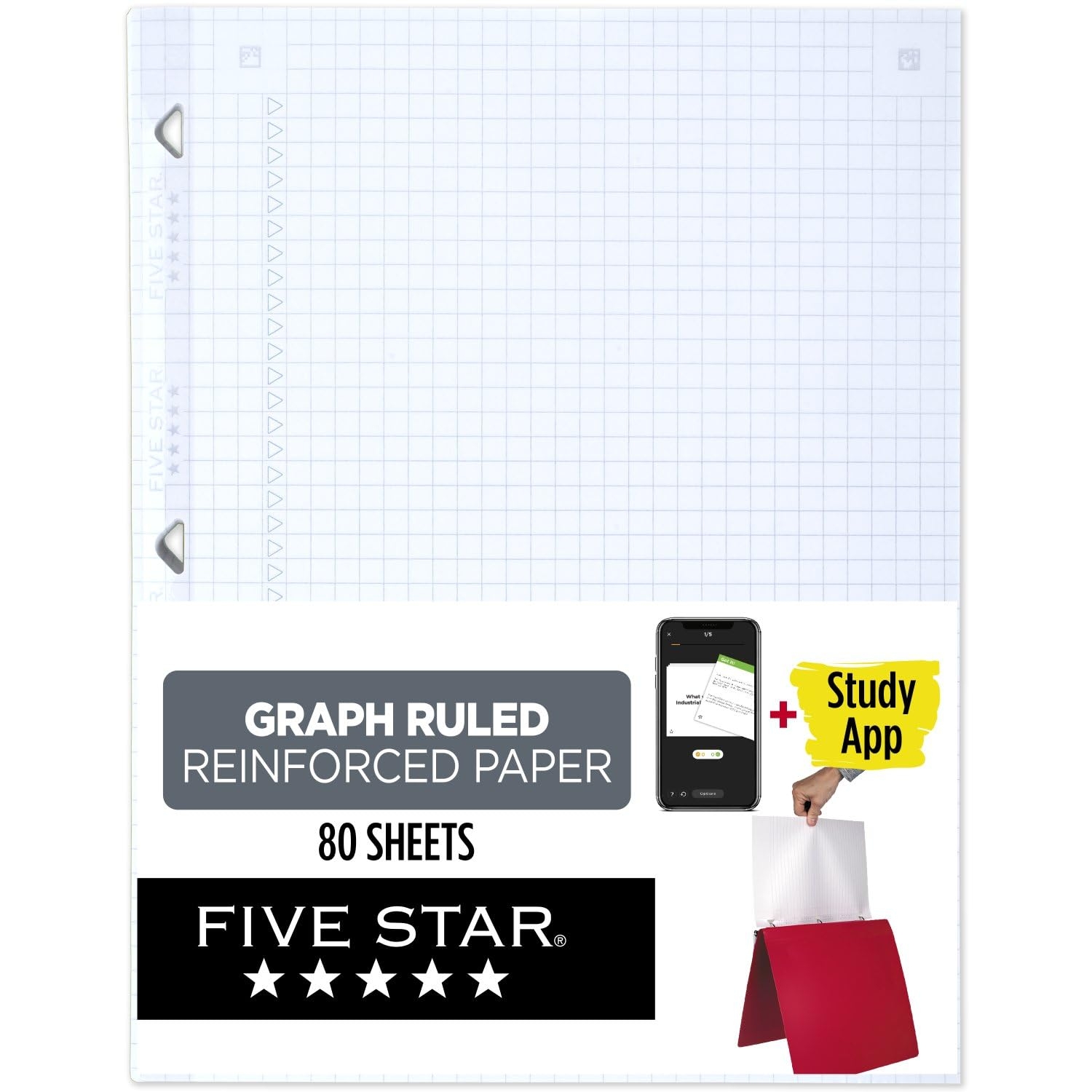 Amazon Five Star Loose Leaf Paper Notebook Paper Graph Paper Reinforced Filler Paper Fights Ink Bleed 8 5 X 11 100 Sheets 17012 Office Products Amazon Five Star Loose Leaf Paper Notebook Paper Graph Paper Reinforced Filler Paper Fights Ink Bleed 8 5 X 11 100 Sheets 17012 Office Products
