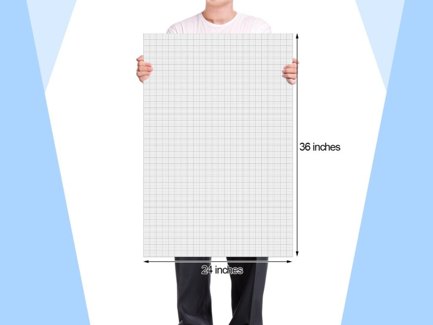 Amazon Fuyoooo 50 Sheet Graph Paper Pad 24 X 36 Large Graph 1 And 1 4 Ruled Grid Paper For Engineer Architect Designer Mathematician Draftsmen Sketch House Commercial Building Plan Drafting White