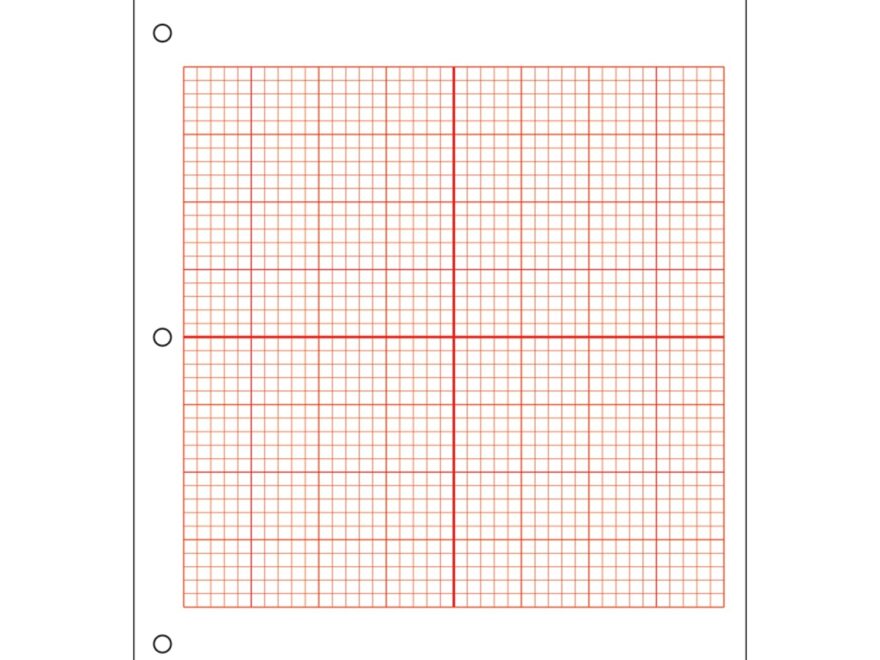Amazon Geyer Instructional Products Axis Graph Paper 4 Quadrant Grid With 3 16 Squares Accentuated Axes Double Sided Red Lined 500 Sheet Ream Three Hole Punched Office Products