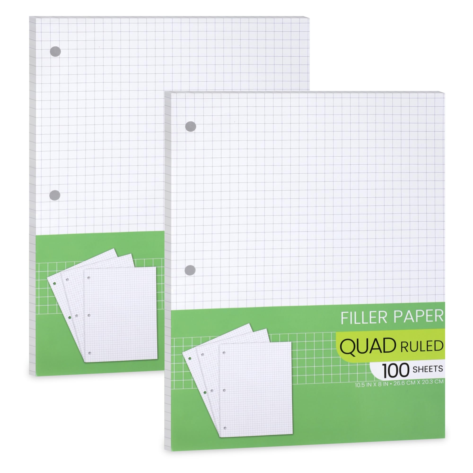 Amazon Graph Paper Filler Paper Loose Leaf Graph Paper 8 X 10 5 Graph Ruled 4x4 Quad Ruled Notebook Paper 3 Hole Punched Loose Leaf Papers For 3 Ring Binders  Amazon Graph Paper Filler Paper Loose Leaf Graph Paper 8 X 10 5 Graph Ruled 4x4 Quad Ruled Notebook Paper 3 Hole Punched Loose Leaf Papers For 3 Ring Binders