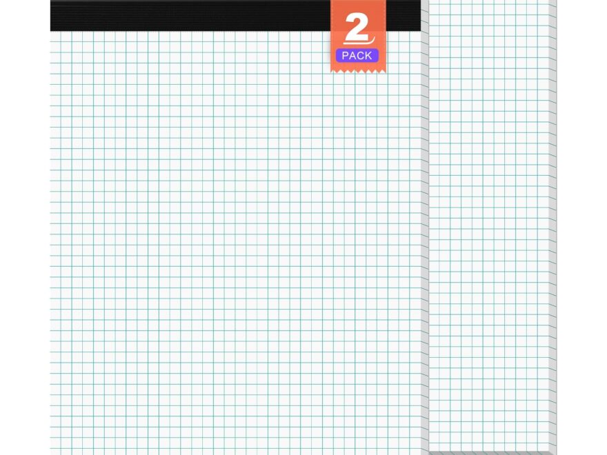 Amazon Graph Paper Grid Paper 8 5 X 11 Graph Paper Pad 2 Pack Quad Ruled Grid Paper Pad 4x4 Squared Legal Pad 30 Sheets Per Quadrille Paper For School Office Supplies