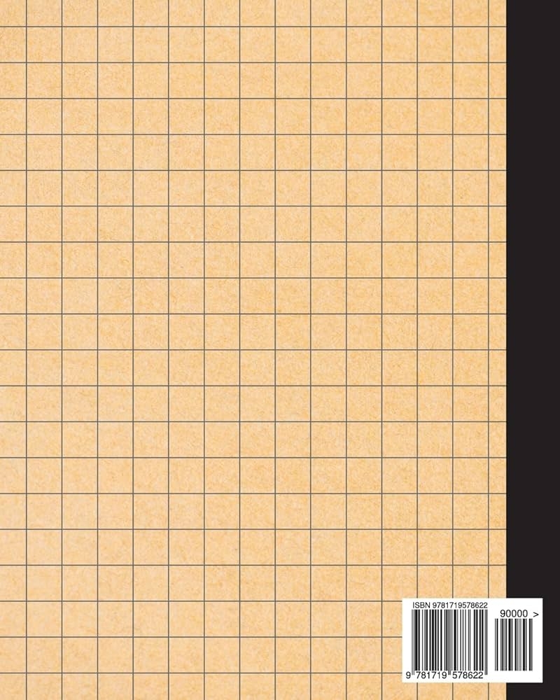 Amazon Graph Paper Notebook Graph Paper 1 2 Inches Square Grid Journal 8 x10 Over 100 Pages Graph Paper Template Graph Paper Notebook 9781719578622 MJ Ternate Books