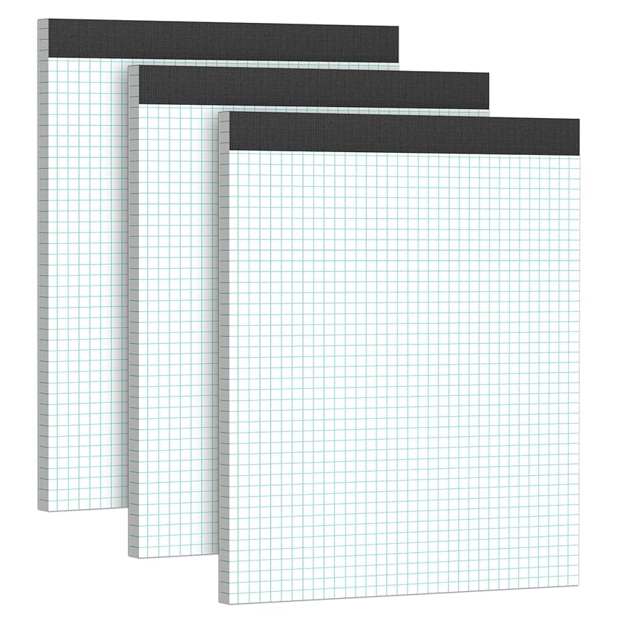 Graph Paper Grid Sizes