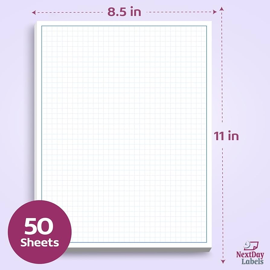 Graph Paper Printable Label