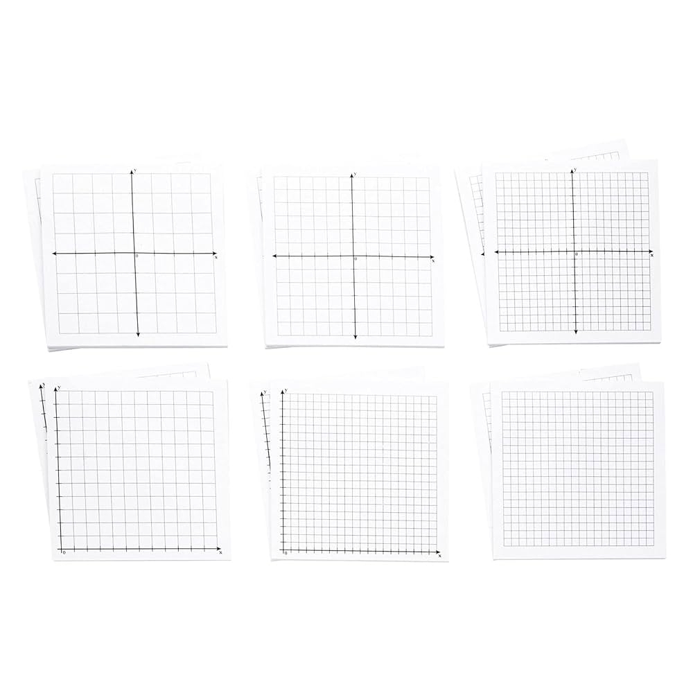 Amazon Juvale 10 Pack Mini Graph Paper Sticky Notes In 6 Designs 25 Sheets Per Pad 3x3 In Planner Supplies And Accessories Office Products