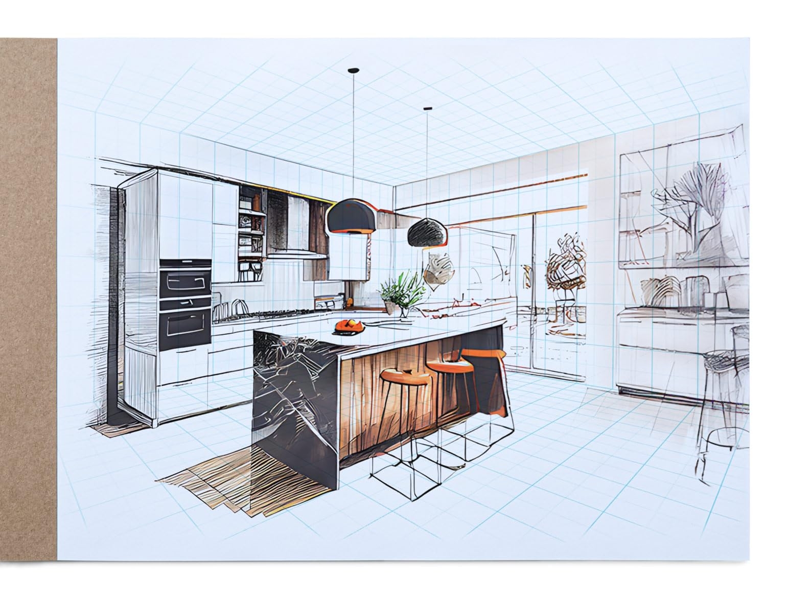 Kitchen Cabinet Graph Paper