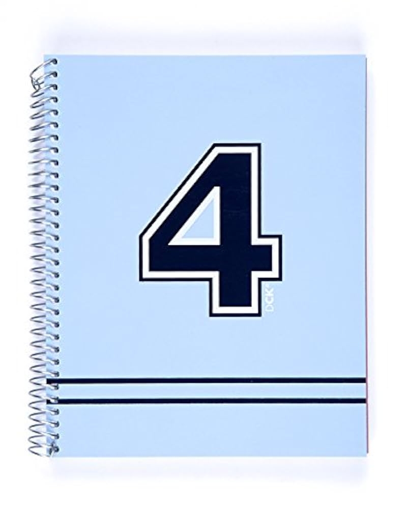 Amazon Miquelrius Fresh Spiral Bound Poly Notebook DCK 6 X 8 4 Subject Graph Paper 140 SHEETS Sky Blue Office Products