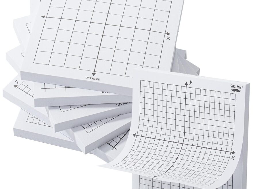 Amazon Mr Pen Graph Paper Sticky Notes 6 Pads 3x3 Inch Graph Sticky Notes Back To School Supplies Office Products