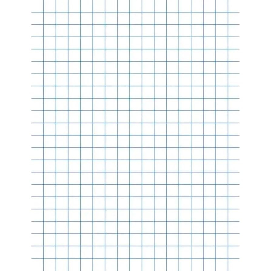 Amazon PAPER GRAPH 8 5X11 1 8 RULED SCHOOL SMART REAM Office Products