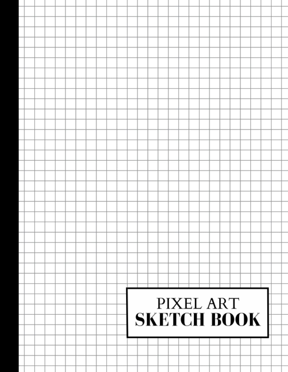 Amazon Pixel Art Grid Paper Sketch Book For Drawing Pixelated Designs 120 Pages For Artists And Video Game Lovers Press Trice Books